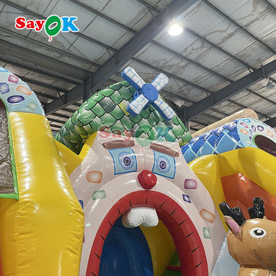 Customizable Inflatable Jumping Castle Slide For Amusement Park