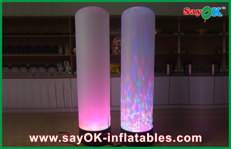 Lighting Column Inflatable Lighting Decoration With LED Lighting