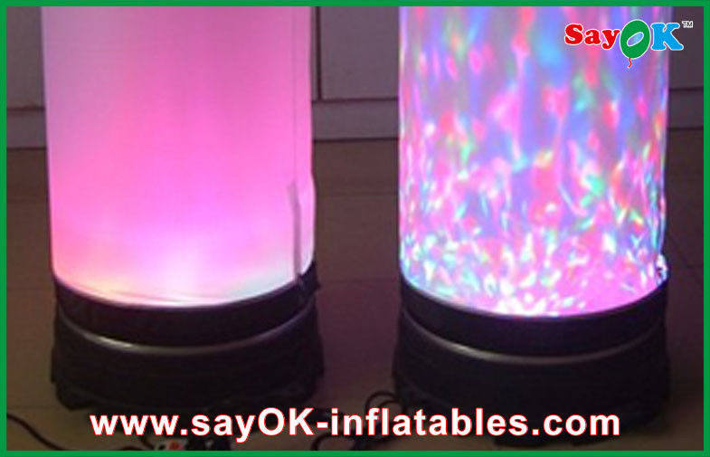 Lighting Column Inflatable Lighting Decoration With LED Lighting