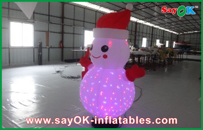 Christmas Inflatable Lighting Decoration Inflatable Snowman With Controller