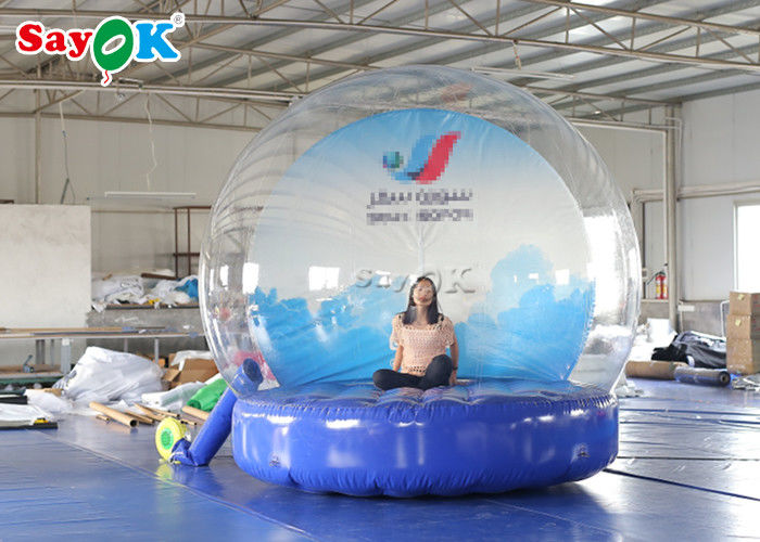 ROHS Inflatable Holiday Decorations Transparent Bubble Tent With  Pump