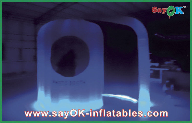 Photo Booth Decorations Portable Colorful Photo Booth Tent Inflatable For Party / Wedding / Event