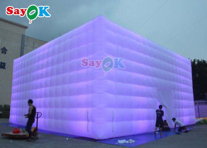 Automatic Inflatable Lawn Tent 10x10x5m Inflatable Led Party Tent Inflatable Air Tent
