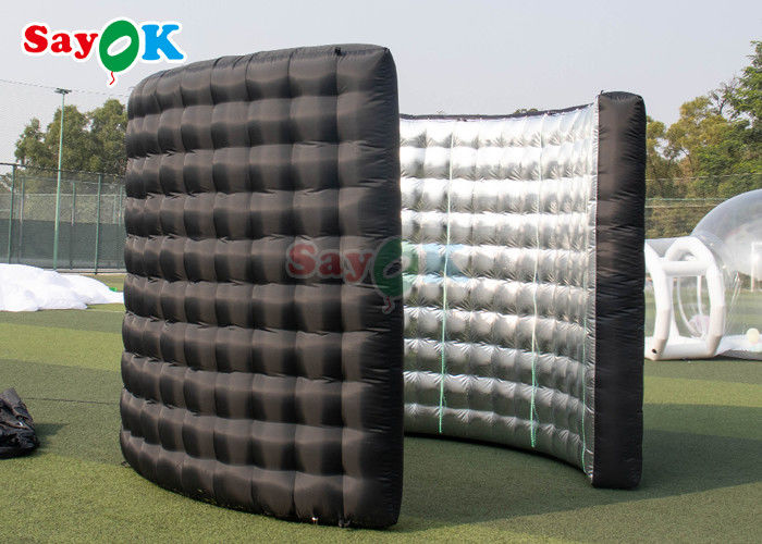 Automatic Inflatable 360 Photo Booth Wall Wedding Party Enclosure Backdrop With Led Light