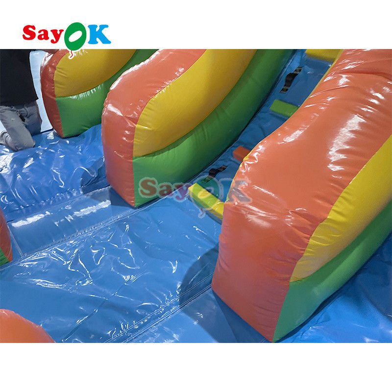Commercial Grade Water Slide Inflatables Double Slide