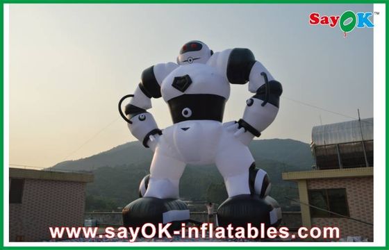 흰색 / 검은색 팽창 만화 캐릭터, 옥스퍼드 천 팽창 로봇