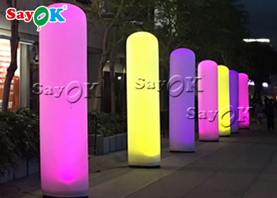 맞춤형 화이트 LED 조명 장식용 붓기 모델 기둥