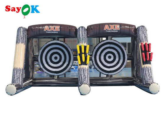 0.55 밀리미터 PVC 부풀게할 수 있는 스포츠 경기 카니발 부풀게할 수 있는 Axe는 Dart 두배 레인을 던집니다