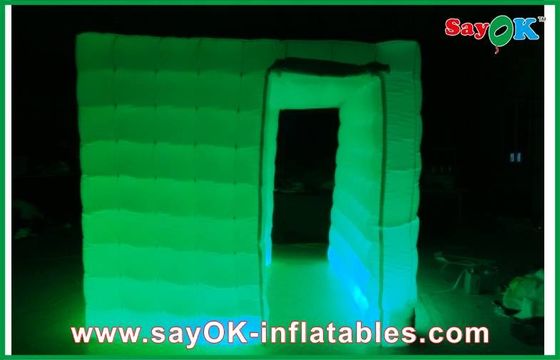 부풀게할 수 있는 포토 스튜디오 부풀게할 수 있는 큐브 사진 부스, 부풀게할 수 있는 모바일 LED 라이트 사진 부스 키오스크