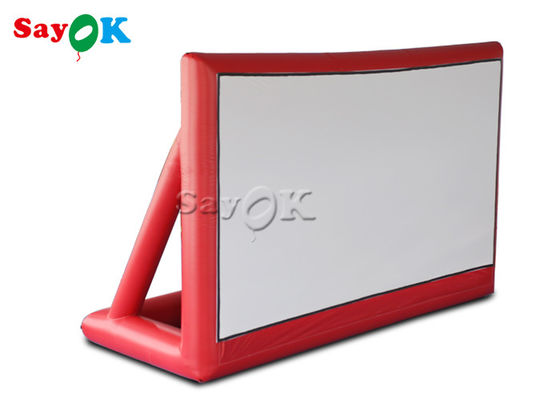 부풀게할 수 있는 극장 스크린은 주차장을 주차하는 7.25m 24ft Pvc 부풀게할 수 있는 영화 스크린 영화 야외 차를 특화했습니다