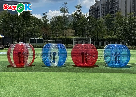 성인들 어린이 야외의 활동을 위한 축구 부풀게할 수 있는 게임 1.8m PVC 부풀게할 수 있는 대단히 큰 공